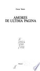 Amores de última página