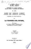 Amparo concedido al C. Juan F. Arrioja por el juez 3o suplente de distrito