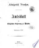 Amtsblatt für den Regierungsbezirk Stade