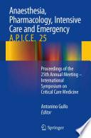 Anaesthesia, Pharmacology, Intensive Care and Emergency A.P.I.C.E.