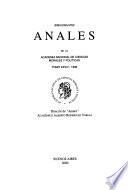 Anales - Academia Nacional de Ciencias Morales y Políticas