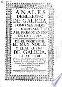 Anales de el Reyno de Galicia