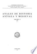 Anales de historia antigua y medieval