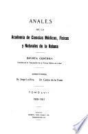 Anales de la Academia de Ciencias Médicas, Físicas y Naturales de la Habana