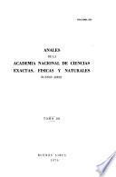 Anales de la Academia Nacional de Ciencias Exactas, Físicas y Naturales de Buenos Aires