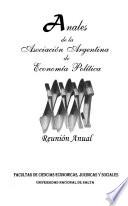 Anales de la Asociación Argentina de Economía Politíca