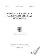 Anales de la Escuela nacional de ciencias biológicas