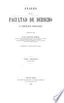Anales de la Facultad de Derecho y Ciencias Sociales