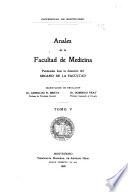 Anales de la Facultad de Medicina