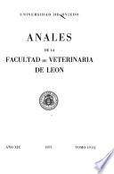 Anales de la Facultad de Veterinaria de Leon