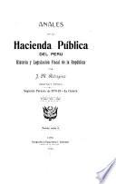 Anales de la hacienda pública del Peru