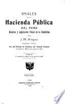 Anales de la hacienda pública del Perú