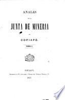 Anales de la Junta de Minería de Copiapó
