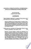 Anales de la Literatura Española Contemporánea