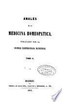 Anales de la medicina homeopática