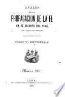 Anales de la Propagación de la Fe en el Oriente del Perú