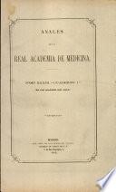 Anales de la Real Academia de Medicina - 1913 - Tomo XXXIII - Cuaderno 1