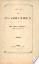 Anales de la Real Academia de Medicina - 1914 - Tomo XXXIV - Cuaderno 1