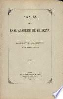 Anales de la Real Academia de Medicina
