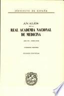 Anales de la Real Academia Nacional de Medicina - 1981 - Tomo CXIII - Cuaderno 2