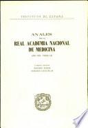Anales de la Real Academia Nacional de Medicina - 1985 - Tomo CII - Cuaderno 1