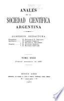 Anales de la Sociedad Científica Argentina
