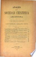 Anales de la Sociedad Científica Argentina