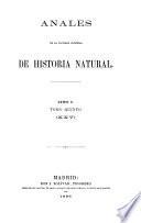 Anales de la Sociedad Española de Historia Natural