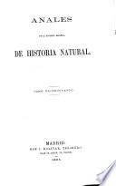 Anales de la Sociedad Española de Historia Natural