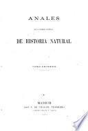 Anales de la Sociedad Española de Historia Natural