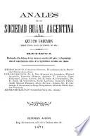 Anales de la Sociedad Rural Argentina