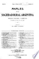 Anales de la Sociedad Rural Argentina