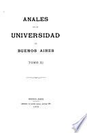 Anales de la Universidad de Buenos Aires