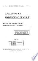Anales de la Universidad de Chile