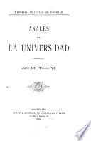 Anales de la Universidad, Republica Oriental del Uruguay