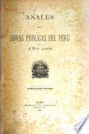 Anales de las obras publicas del Perú