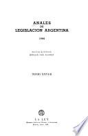 Anales de legislación argentina