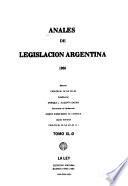 Anales de legislación argentina