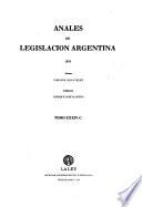 Anales de legislación argentina