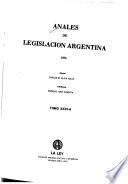 Anales de legislación argentina