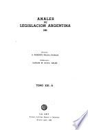 Anales de legislación argentina