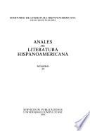 Anales de literatura hispanoamericana