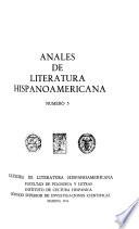 Anales de literatura hispanoamericana