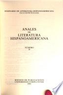 Anales de literatura hispanoamericana
