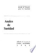 Anales de sanidad