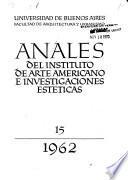 Anales del Instituto de Arte Americano e Investigaciones Estéticas