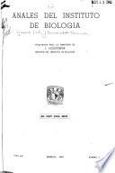 Anales del Instituto de Biología de la Universidad Nacional Autónoma de México