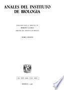 Anales del Instituto de Biología de la Universidad Nacional Autónoma de México