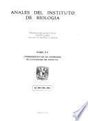 Anales del Instituto de Biología de la Universidad Nacional Autónoma de México