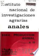 Anales del Instituto Nacional de Investigaciones Agrarias